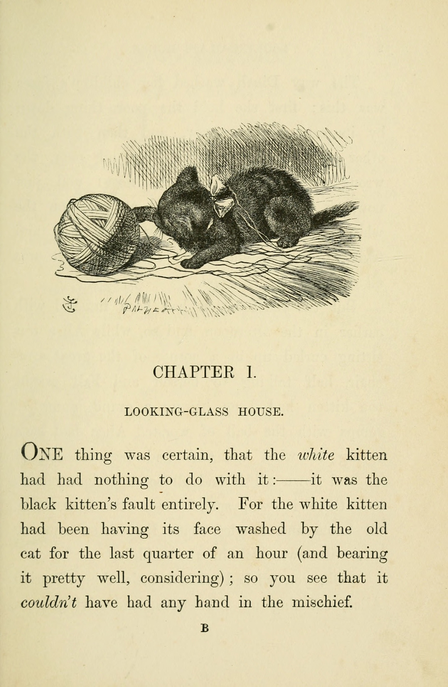 Первое издание «Алисы в Зазеркалье».