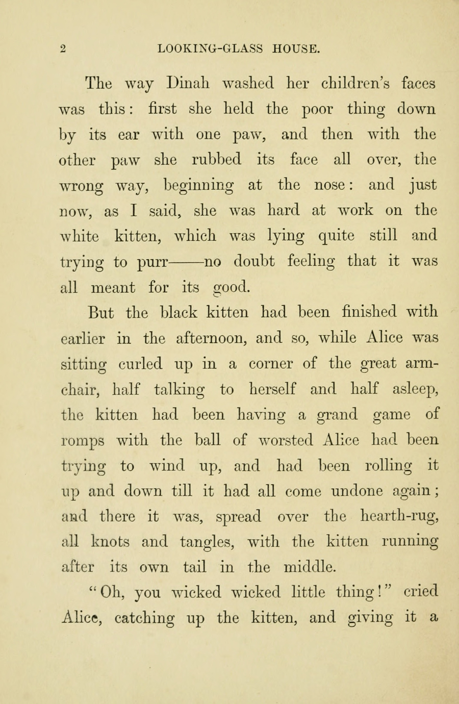 Первое издание «Алисы в Зазеркалье».