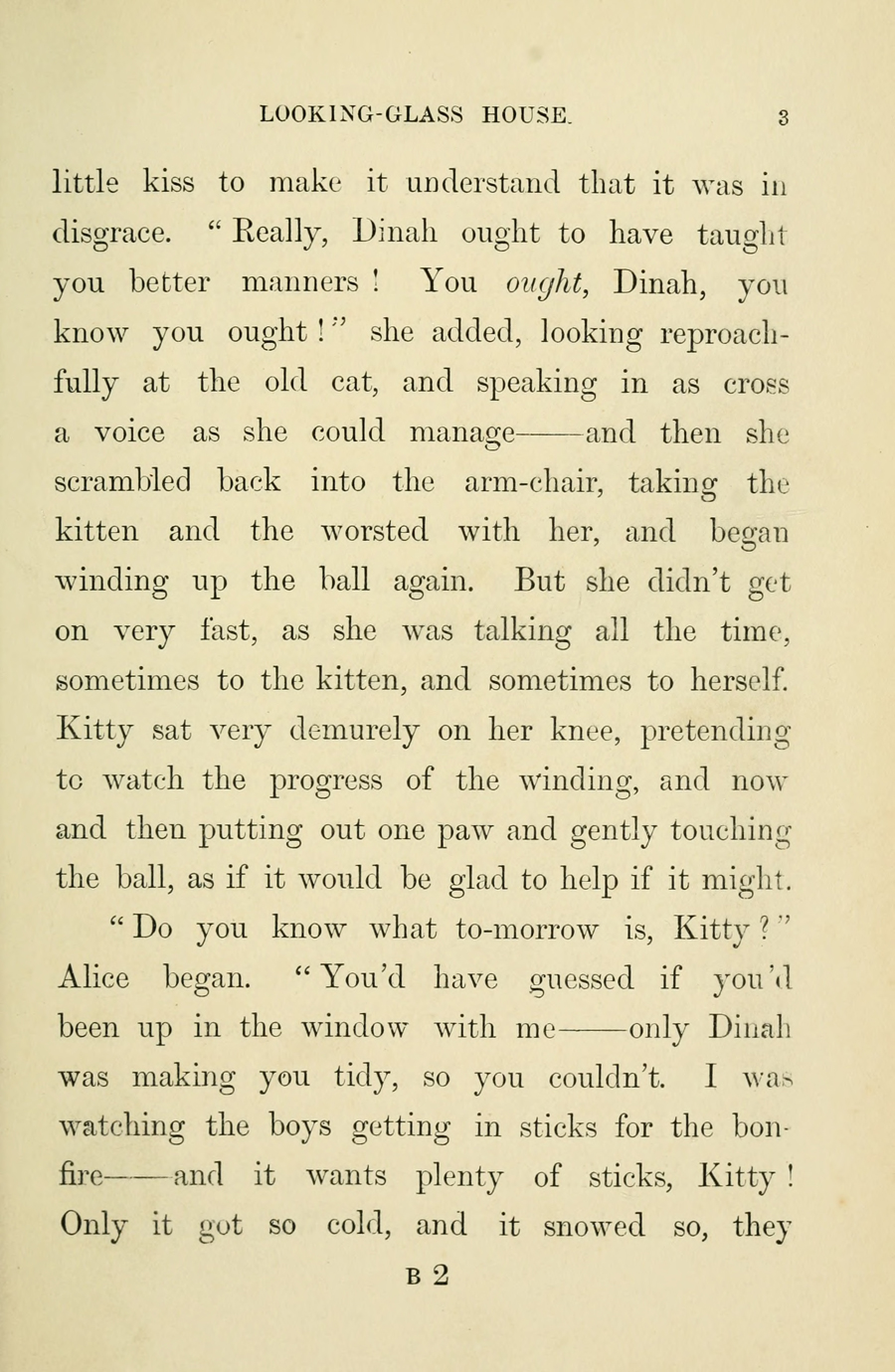 Первое издание «Алисы в Зазеркалье».