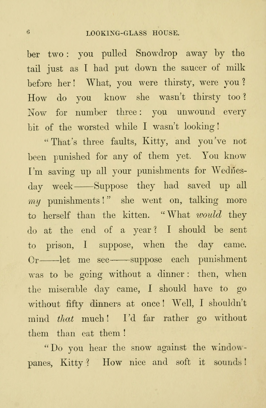 Первое издание «Алисы в Зазеркалье».