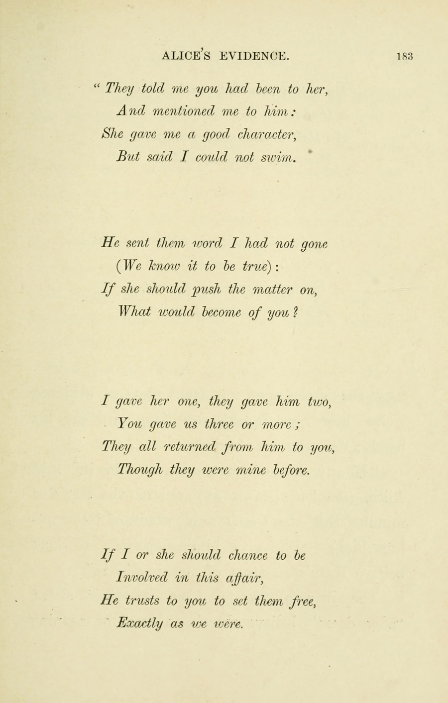 Первое опубликованное издание «Приключений Алисы в Стране чудес».