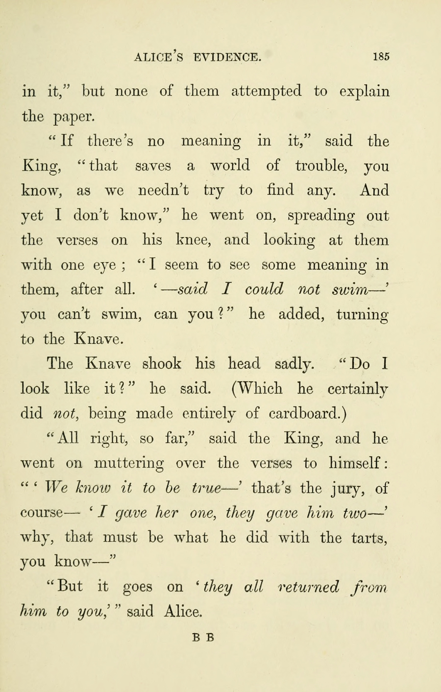 Первое опубликованное издание «Приключений Алисы в Стране чудес».