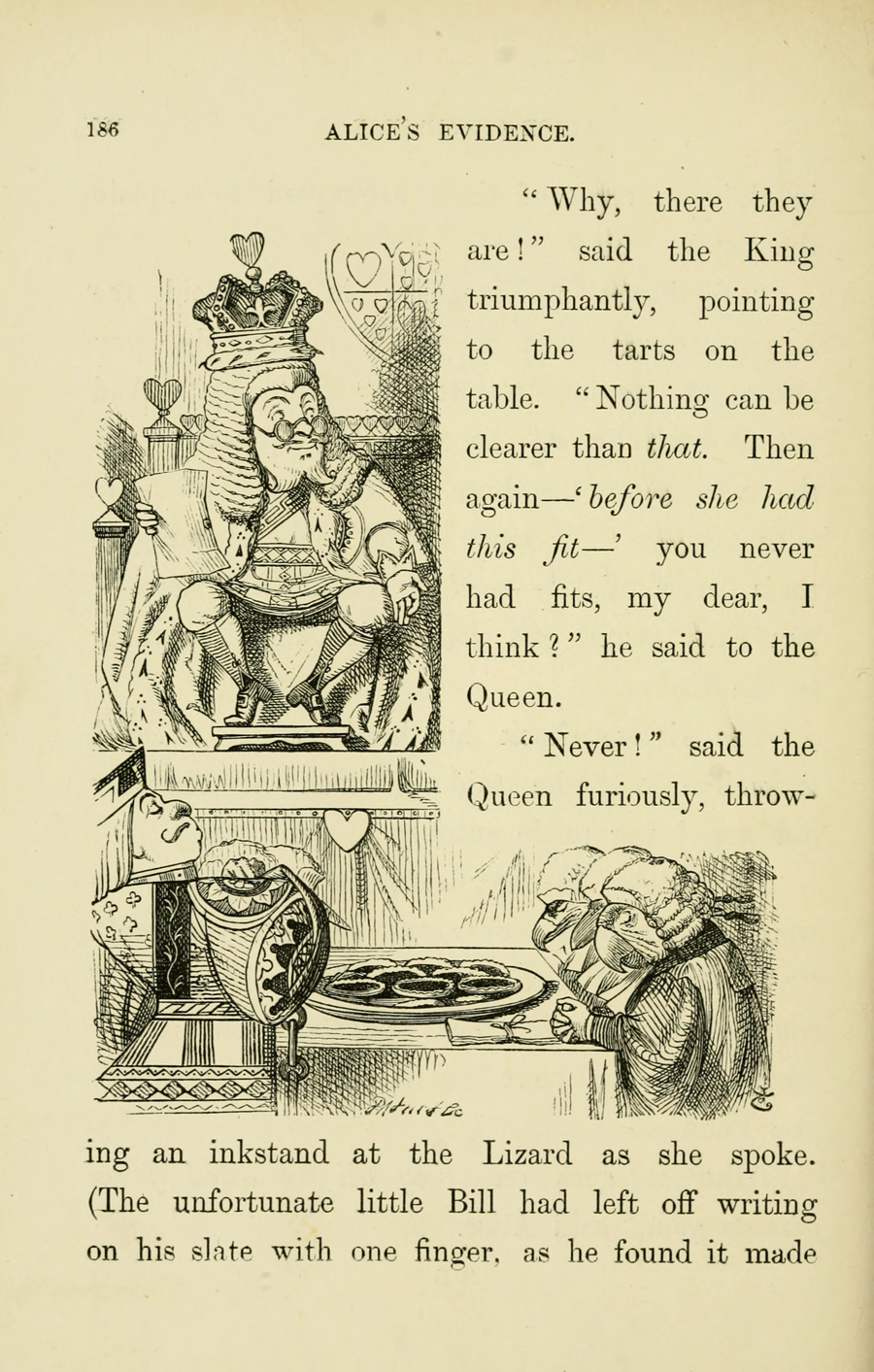 Первое опубликованное издание «Приключений Алисы в Стране чудес».