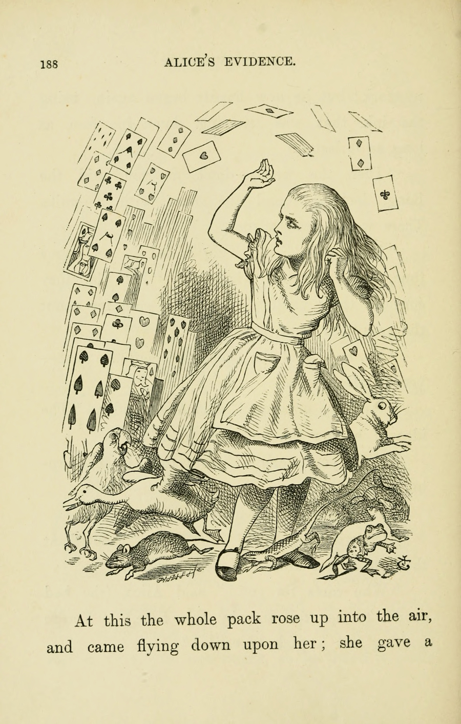 Первое опубликованное издание «Приключений Алисы в Стране чудес».