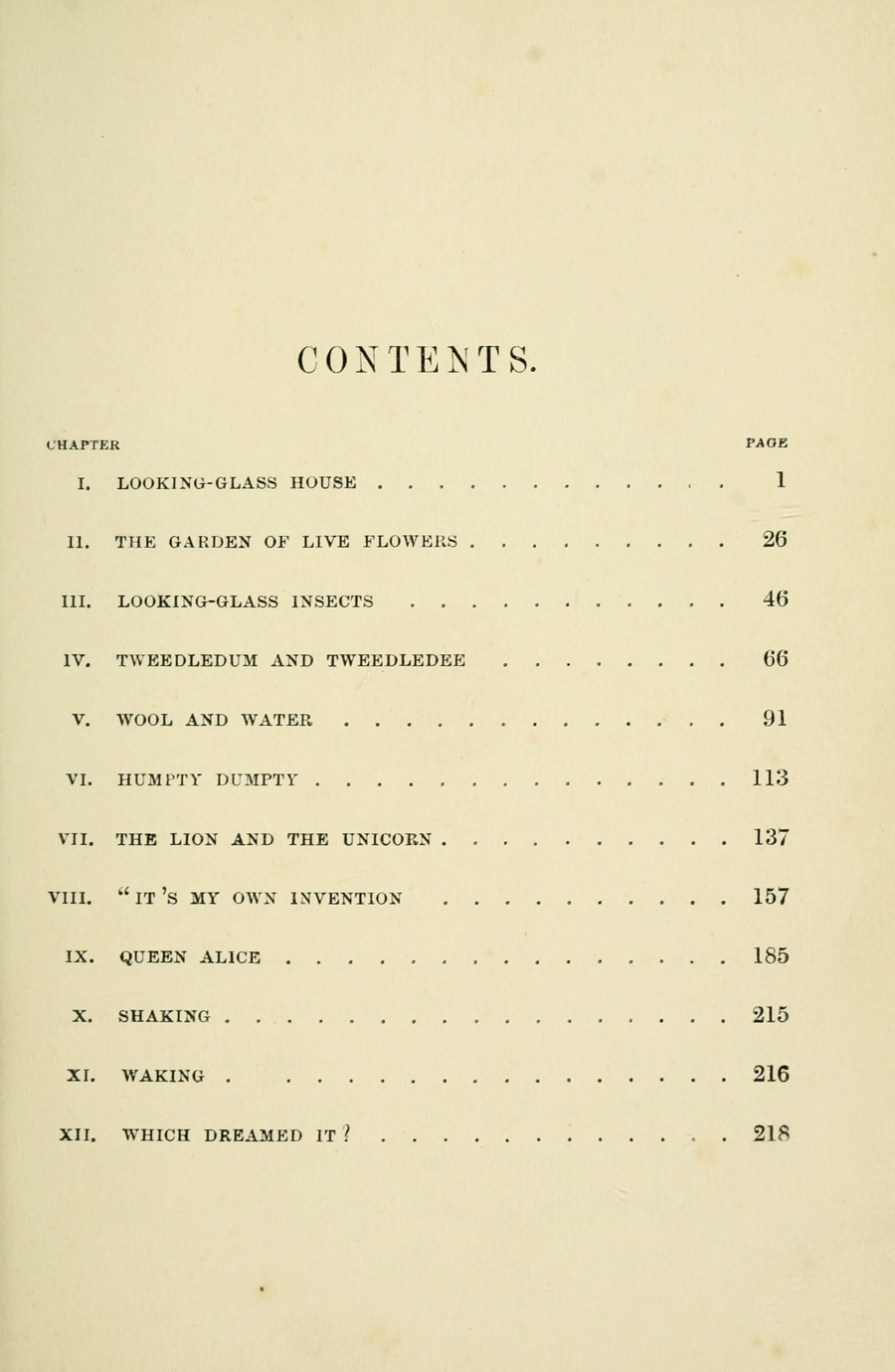Первое издание «Алисы в Зазеркалье».