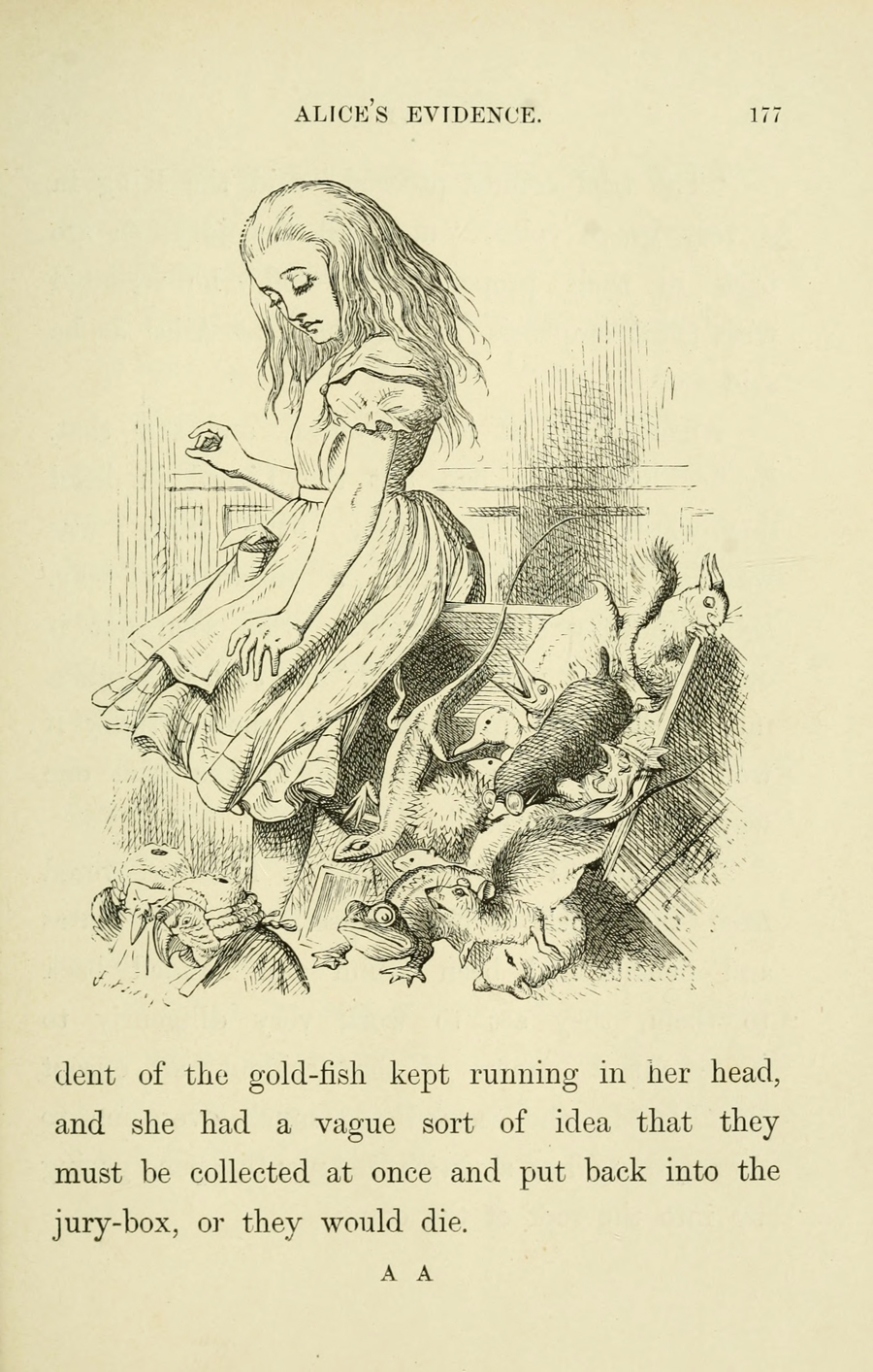 Первое опубликованное издание «Приключений Алисы в Стране чудес».