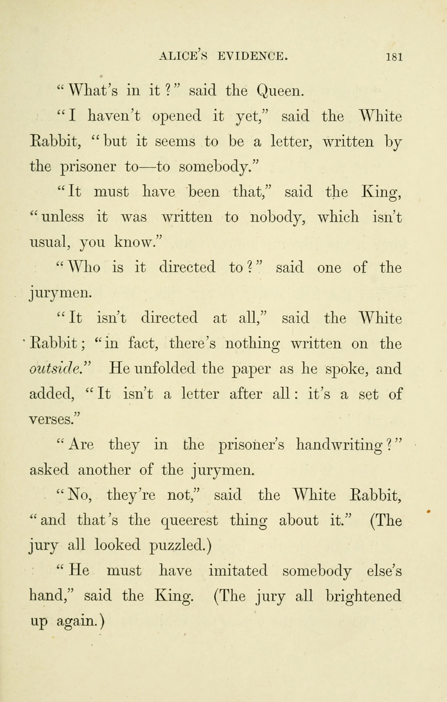 Первое опубликованное издание «Приключений Алисы в Стране чудес».
